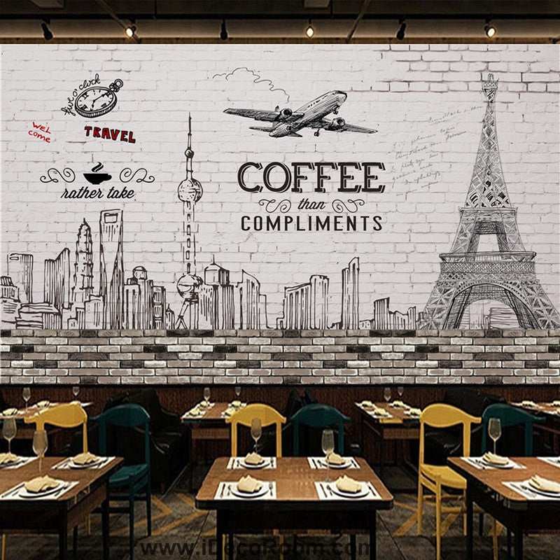 Coffee shop Wallpaper Coffee Club Cafe Wall Murals IDCWP-CF-000013