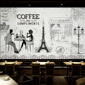 Coffee shop Wallpaper Coffee Club Cafe Wall Murals IDCWP-CF-000018