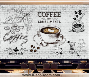 Coffee shop Wallpaper Coffee Club Cafe Wall Murals IDCWP-CF-000020