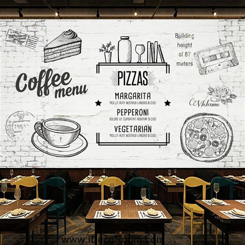 Image of Coffee shop Wallpaper Coffee Club Cafe Wall Murals IDCWP-CF-000023