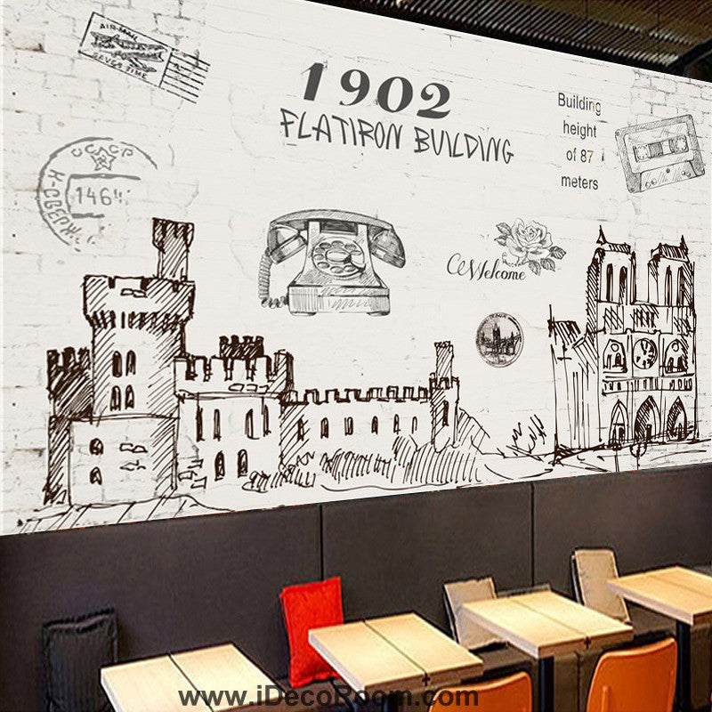 Coffee shop Wallpaper Coffee Club Cafe Wall Murals IDCWP-CF-000025