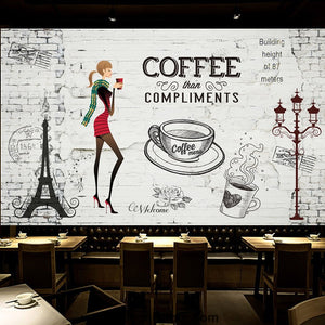 Coffee shop Wallpaper Coffee Club Cafe Wall Murals IDCWP-CF-000029