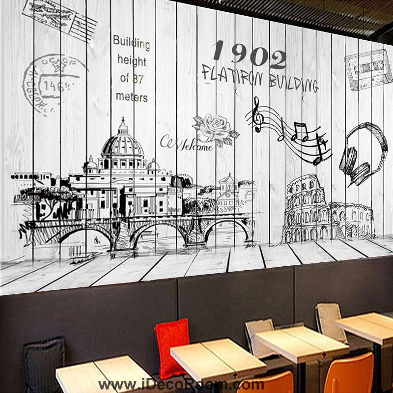 Coffee shop Wallpaper Coffee Club Cafe Wall Murals IDCWP-CF-000033