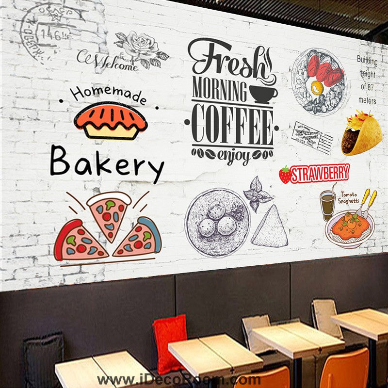 Coffee shop Wallpaper Coffee Club Cafe Wall Murals IDCWP-CF-000043