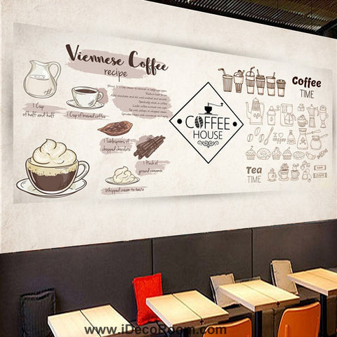 Image of Coffee shop Wallpaper Coffee Club Cafe Wall Murals IDCWP-CF-000046