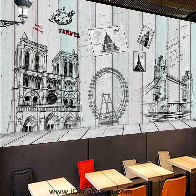Coffee shop Wallpaper Coffee Club Cafe Wall Murals IDCWP-CF-000047
