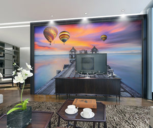 HD beautiful seascape pink clouds Wallpaper IDCWP-DZ-000092