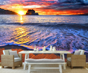 Dream beautiful sunrise oriental seaside scenery Wallpaper IDCWP-DZ-000144