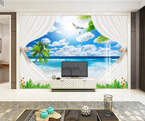Beautiful Dream Seascape Coco Beach Landscape Wallpaper IDCWP-DZ-000185