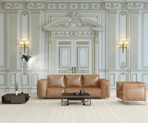 Golden Nordic European high-grade 3D Wallpaper IDCWP-DZ-000195