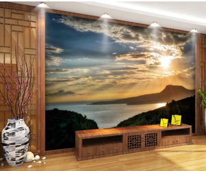 Mediterranean Bright Sunrise Wallpaper IDCWP-DZ-000242