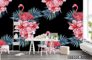 Modern Art  Red Flamingo Creative wallpaper wall murals IDCWP-HL-000046