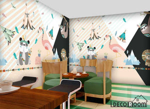 Cartoon animal cute wallpaper wall murals IDCWP-HL-000055