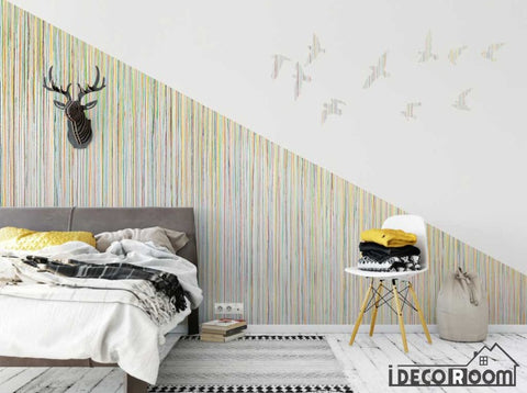 Image of Abstract minimalistic flying bird Nordic wallpaper wall murals IDCWP-HL-000088