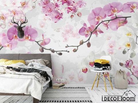 Image of Dream flower romantic warm wallpaper wall murals IDCWP-HL-000094