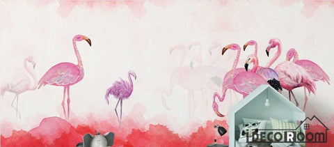 Modern minimalist  Flamingo Nordic wallpaper wall murals IDCWP-HL-000122