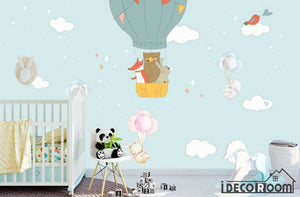 Nordic simple  cartoon animal wallpaper wall murals IDCWP-HL-000266