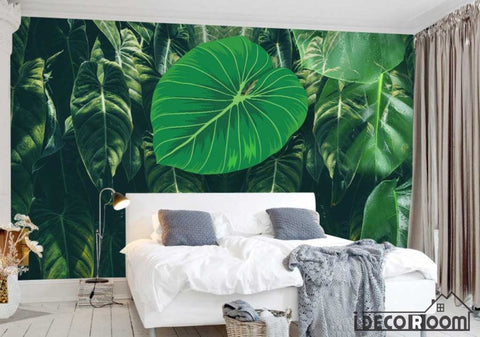 Image of Nordic Small Turtle Leaf wallpaper wall murals IDCWP-HL-000463