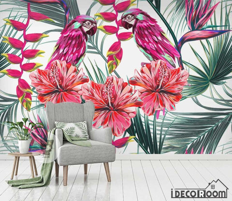 Image of Flowers plant tropical rainforest wallpaper wall murals IDCWP-HL-000616