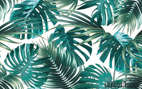 Image of Tropical plant rainforest wallpaper wall murals IDCWP-HL-000624