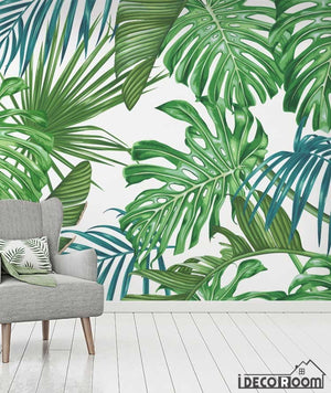 Fashion Plant Leaf Tropical Rainforest wallpaper wall murals IDCWP-HL-000628
