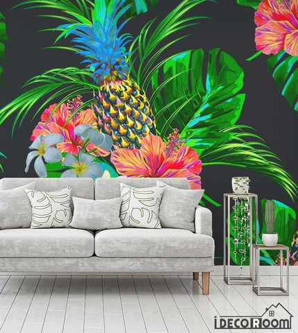 Image of Flower bird plant vector wallpaper wall murals IDCWP-HL-000635