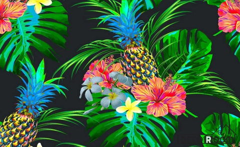 Image of Flower bird plant vector wallpaper wall murals IDCWP-HL-000635