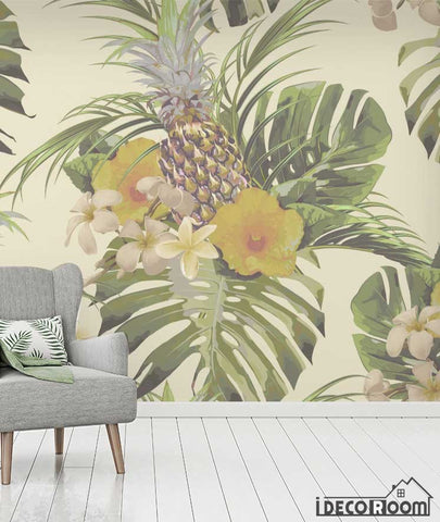 Image of Tropical plant rainforest wallpaper wall murals IDCWP-HL-000639