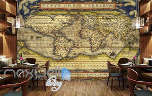 Old Map Latin World Design Art Wall Murals Wallpaper Decals Prints Decor IDCWP-JB-000051