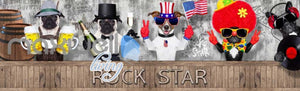 Dog Dress Up Bartender World Bar Art Wall Murals Wallpaper Decals Prints Decor IDCWP-JB-000075