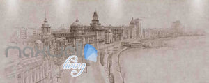 Victorian Drawing London City Design Art Wall Murals Wallpaper Decals Prints Decor IDCWP-JB-000085