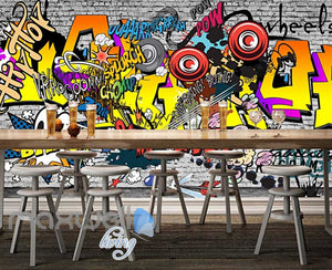 Graffiti Comic Sounds Colour Wall Art Art Wall Murals Wallpaper Decals Prints Decor IDCWP-JB-000099