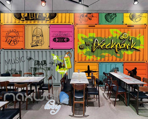 Graffiti Art Container Collection Art Wall Murals Wallpaper Decals Prints Decor IDCWP-JB-000112