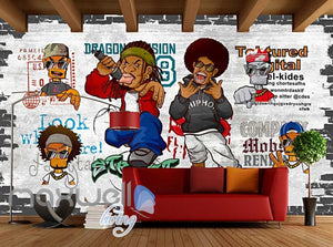 Hip Hop Art Graffiti Desgin Art Wall Murals Wallpaper Decals Prints Decor IDCWP-JB-000136