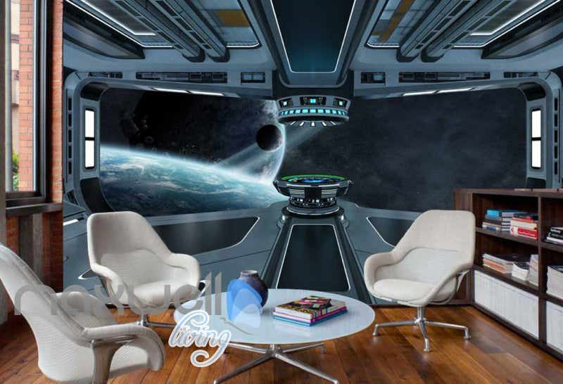Space Station Slor System View  Art Wall Murals Wallpaper Decals Prints Decor IDCWP-JB-000147