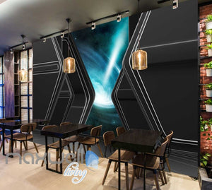 View Of Space Wormhole Art Wall Murals Wallpaper Decals Prints Decor IDCWP-JB-000219