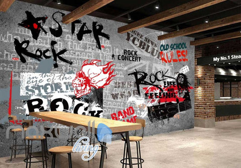 Image of Art Design Wall Poster With Rock Star Images Art Wall Murals Wallpaper Decals Prints Decor IDCWP-JB-000297