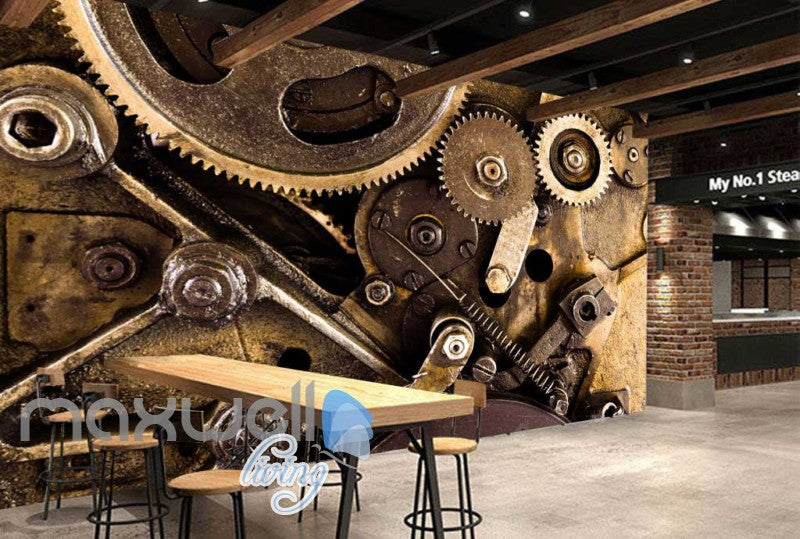Poster Of Rusted Gears Art Wall Murals Wallpaper Decals Prints Decor IDCWP-JB-000299