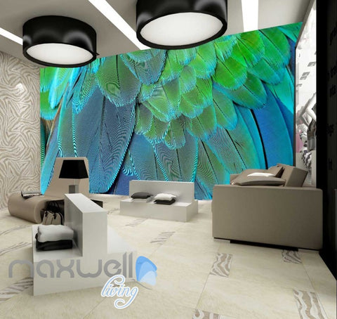 Image of Graphic Design Of Multicolour Feathers Art Wall Murals Wallpaper Decals Prints Decor IDCWP-JB-000667