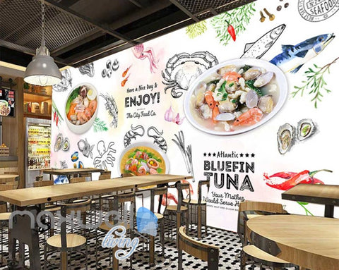 Image of Graphic Design Collague Of Food Art Wall Murals Wallpaper Decals Prints Decor IDCWP-JB-000832