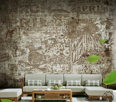 Image of Graphic Design Wall Collage Living Room Restaurant Art Wall Murals Wallpaper Decals Prints Decor IDCWP-JB-000957