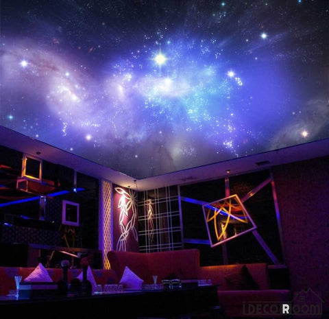 Image of Poster Space Star Constellations Ktv Club Art Wall Murals Wallpaper Decals Prints Decor IDCWP-JB-001129