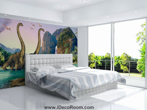 Dinosaur Wallpaper Large Wall Murals for Bedroom Wall Art IDCWP-KL-000103