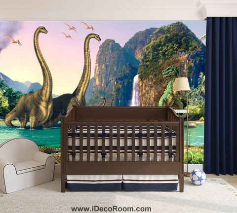 Image of Dinosaur Wallpaper Large Wall Murals for Bedroom Wall Art IDCWP-KL-000103