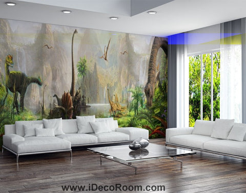 Image of Dinosaur Wallpaper Large Wall Murals for Bedroom Wall Art IDCWP-KL-000104