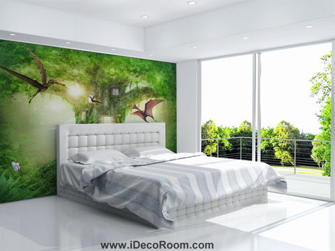 Image of Dinosaur Wallpaper Large Wall Murals for Bedroom Wall Art IDCWP-KL-000105