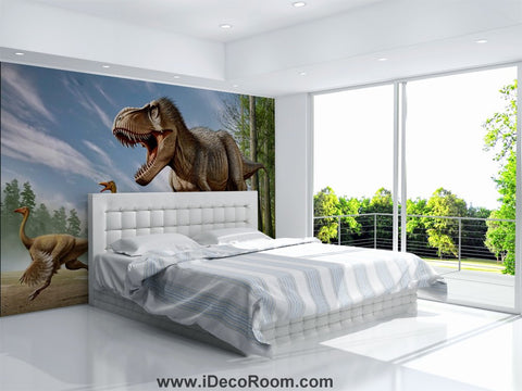 Image of Dinosaur Wallpaper Large Wall Murals for Bedroom Wall Art IDCWP-KL-000106