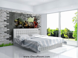 Dinosaur Wallpaper Large Wall Murals for Bedroom Wall Art IDCWP-KL-000107