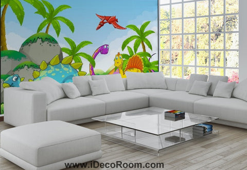 Image of Dinosaur Wallpaper Large Wall Murals for Bedroom Wall Art IDCWP-KL-000109