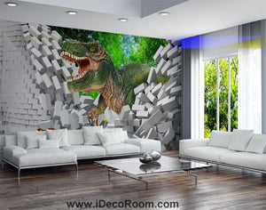 Dinosaur Wallpaper Large Wall Murals for Bedroom Wall Art IDCWP-KL-000113